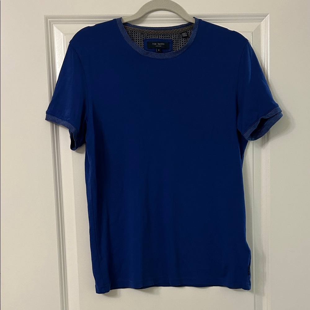 Ted Baker London Cobalt Blue Short Sleeve Shirt